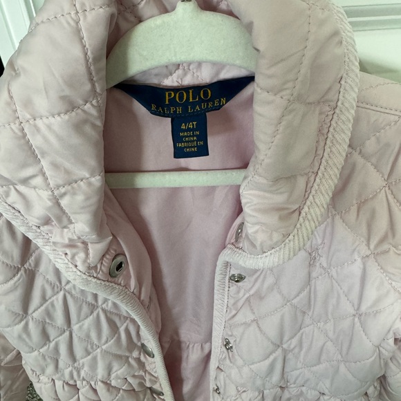 VGUC Polo Ralph Lauren Light Pink Coat 4t - Picture 2 of 5